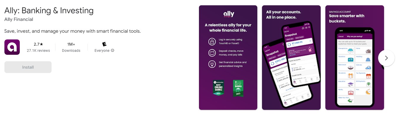 Banking and investing in Ally financial institution