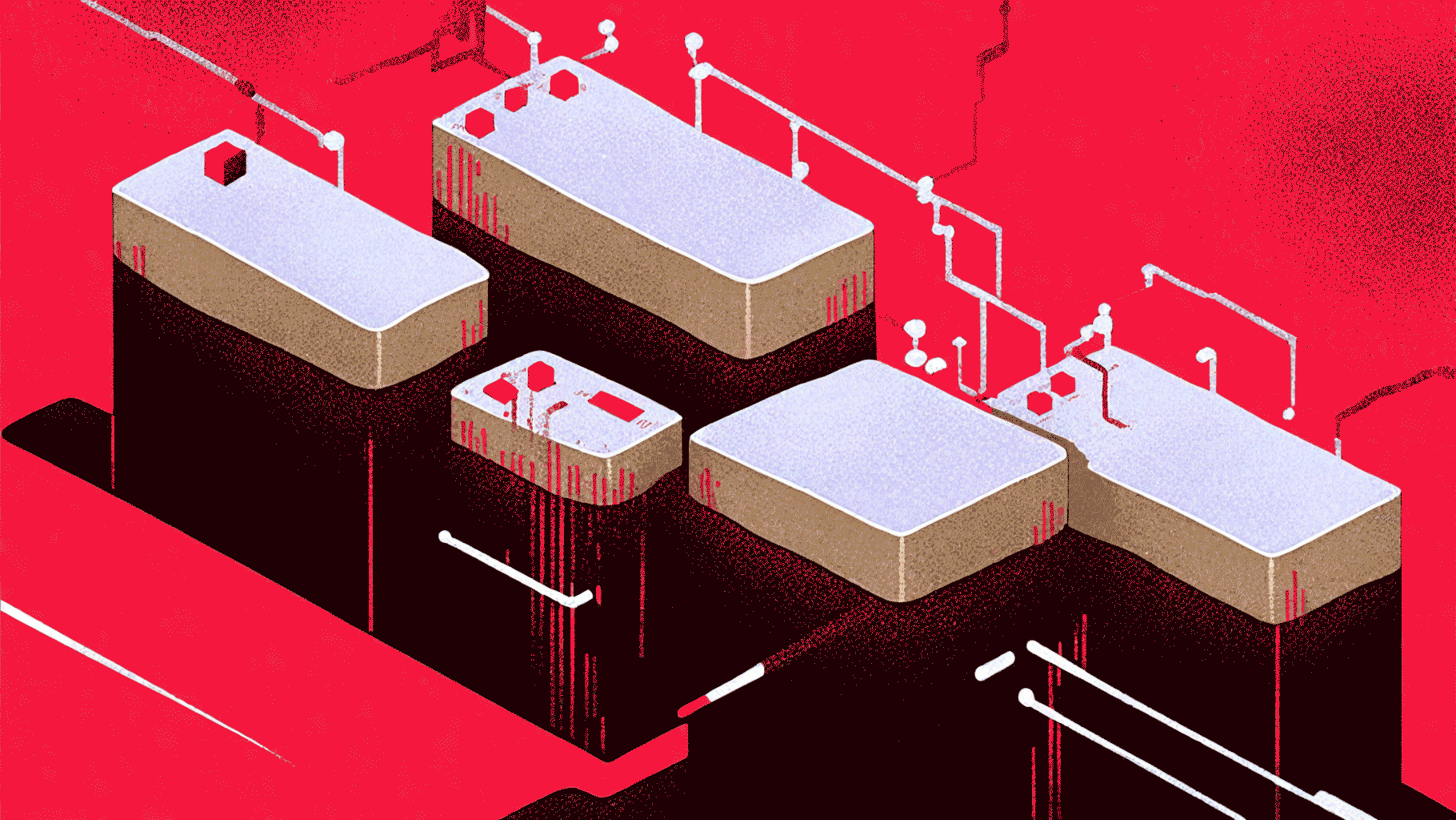 Connected boxes