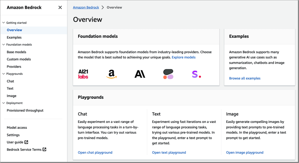 Amazon Bedrock and its overview