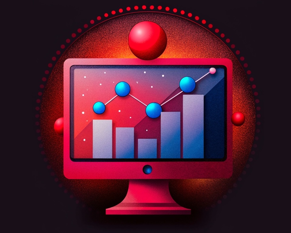 A trends graph