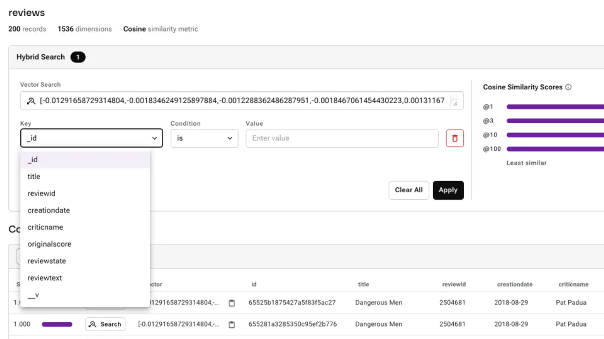 datastax dashboard