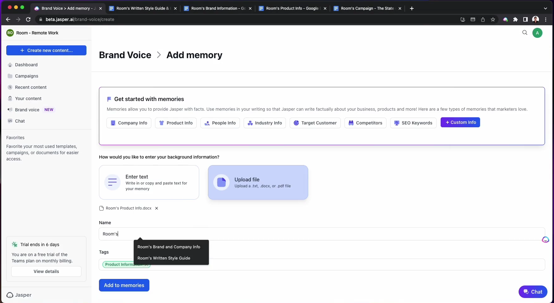jasper AI writing tool