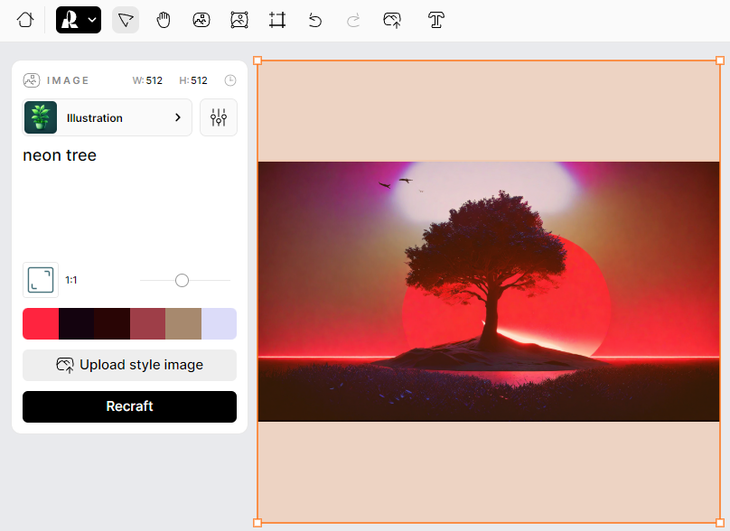 recraft AI design tool