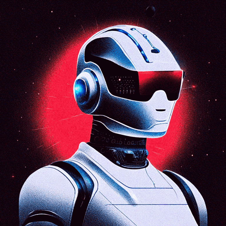 A character generated by AI