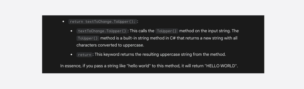 Code generated by gemini