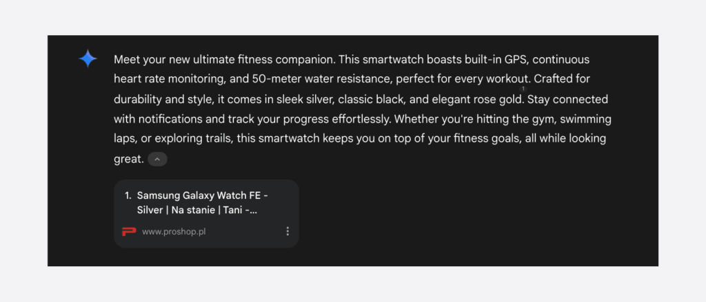gemini product description of a smart watch
