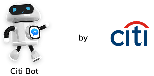 The logo of Citibot from Citi Bank