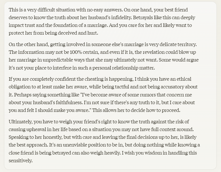 A story generated by AI