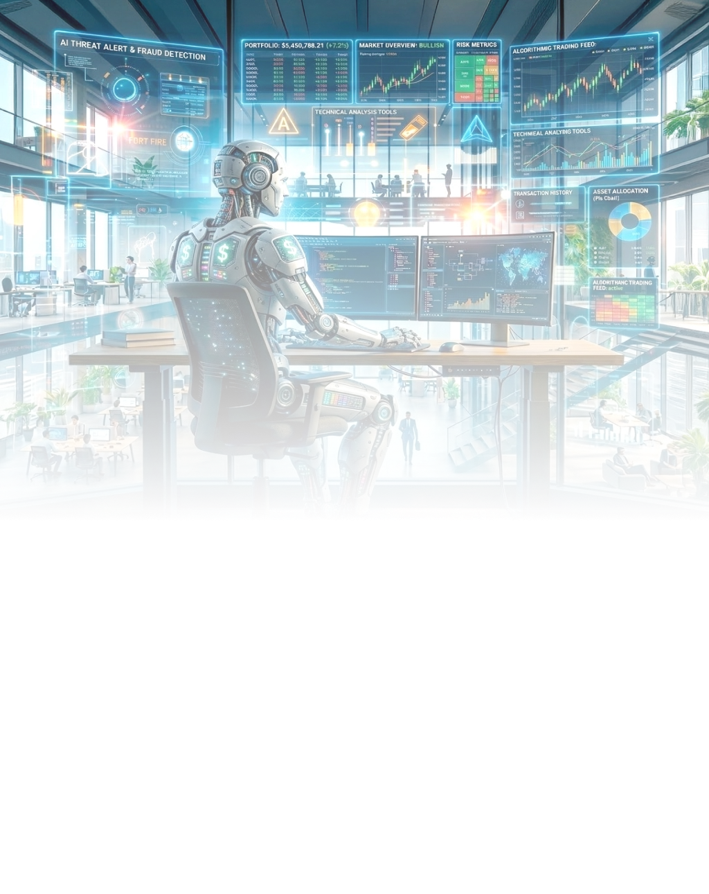 AI agent working at a fintech institution