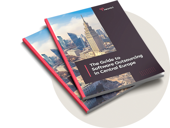 Two books with the title The Guide to Software Outsourcing to Central Europe