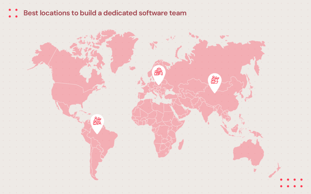 Top locations for hiring skilled developers