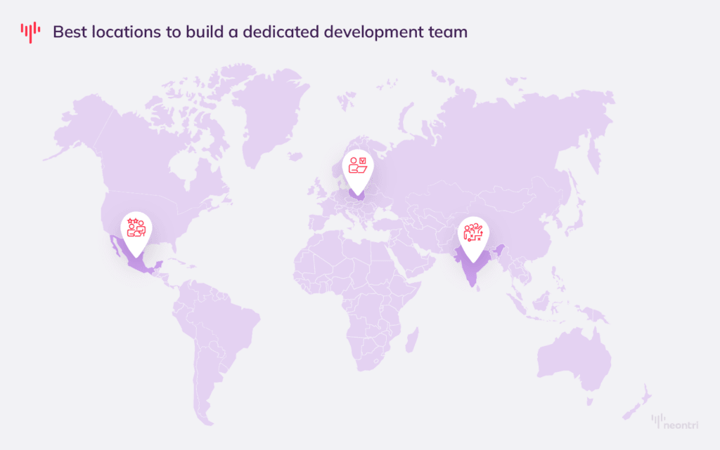 Top destinations for hiring an offshore development team