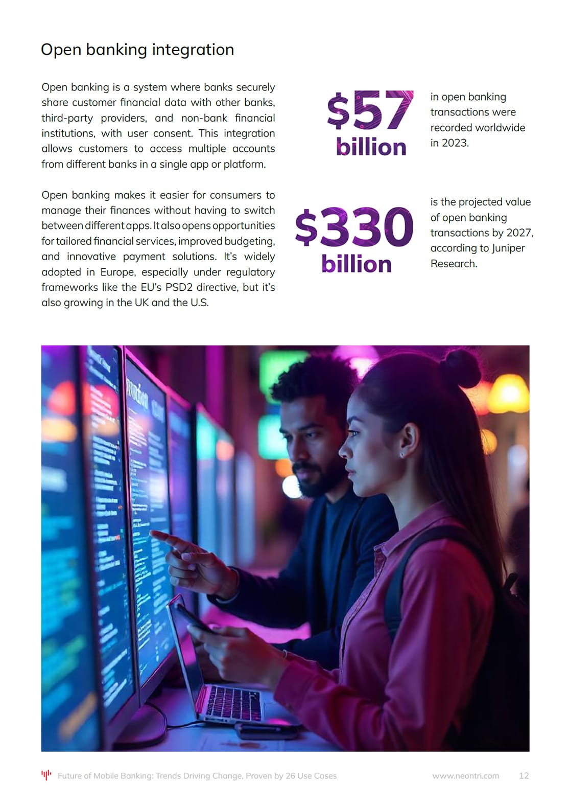 Open banking integration statistics