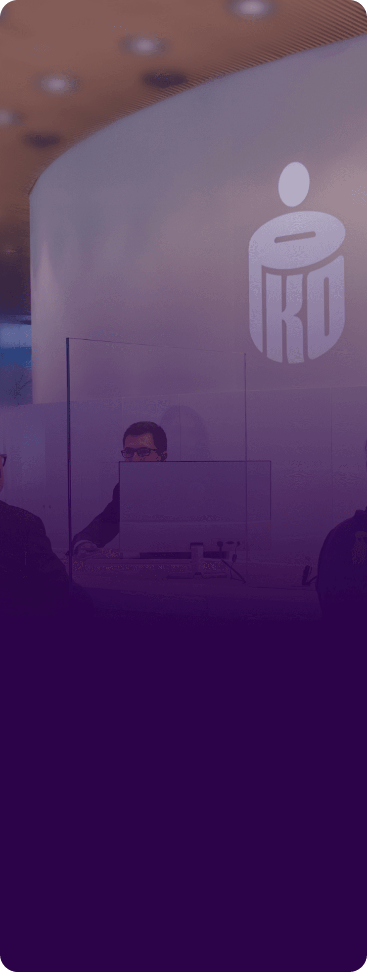PKO logo in the bank