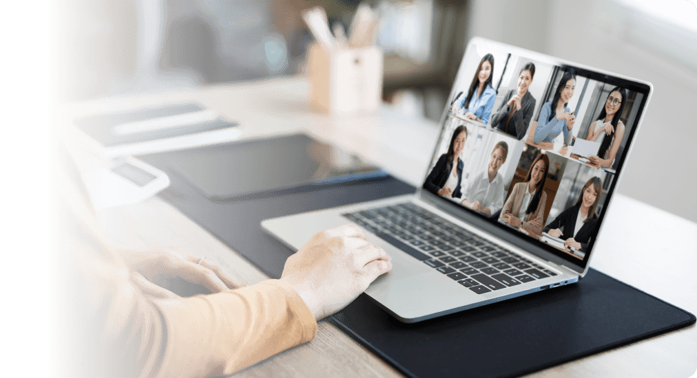 online meeting home office