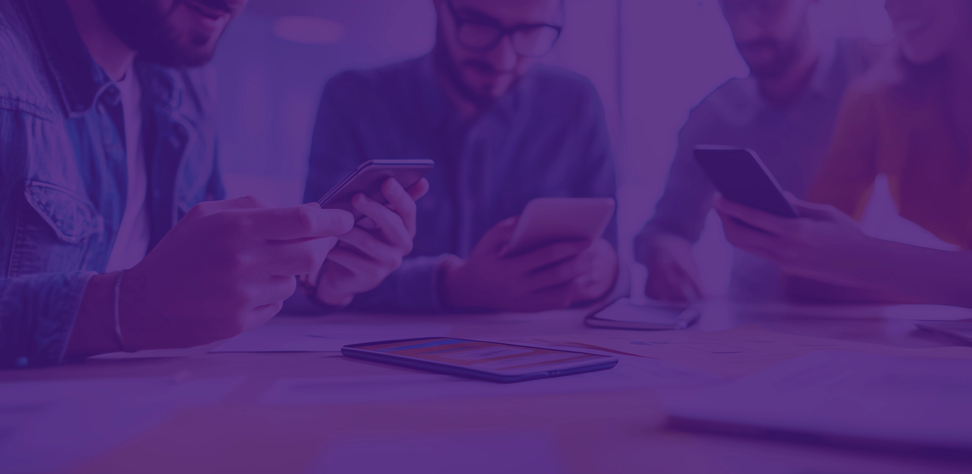 people auditing a mobile app