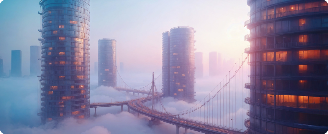 modern city view