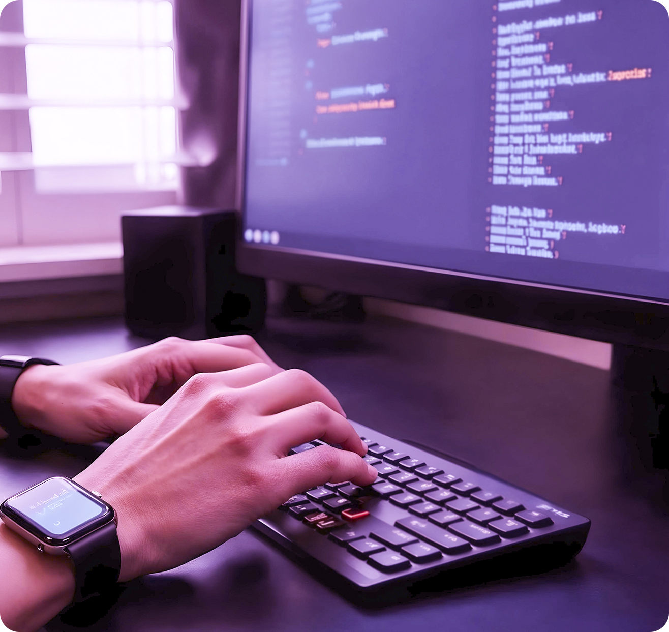 engineer typing