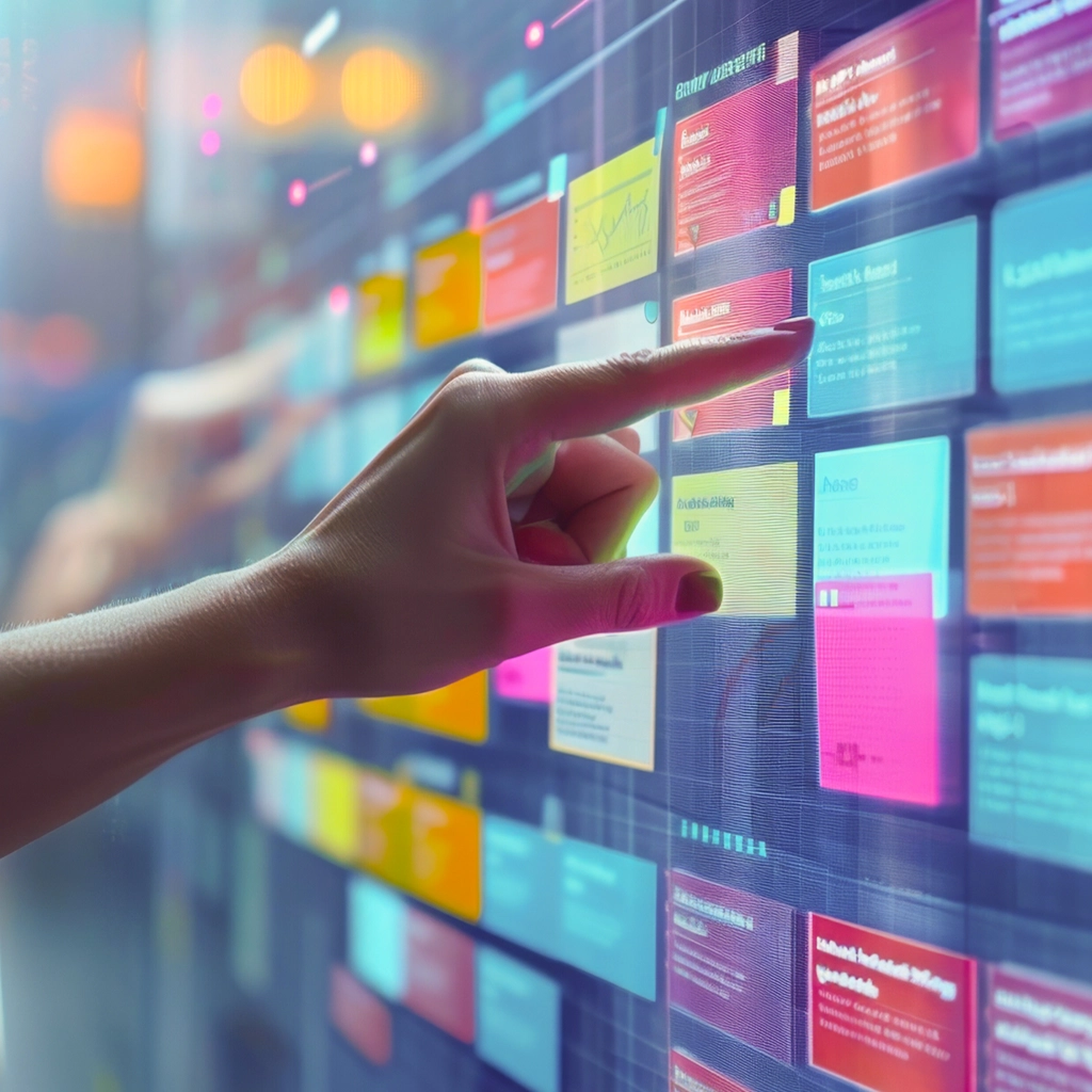 Person sorting tasks related to enterprise application modernization