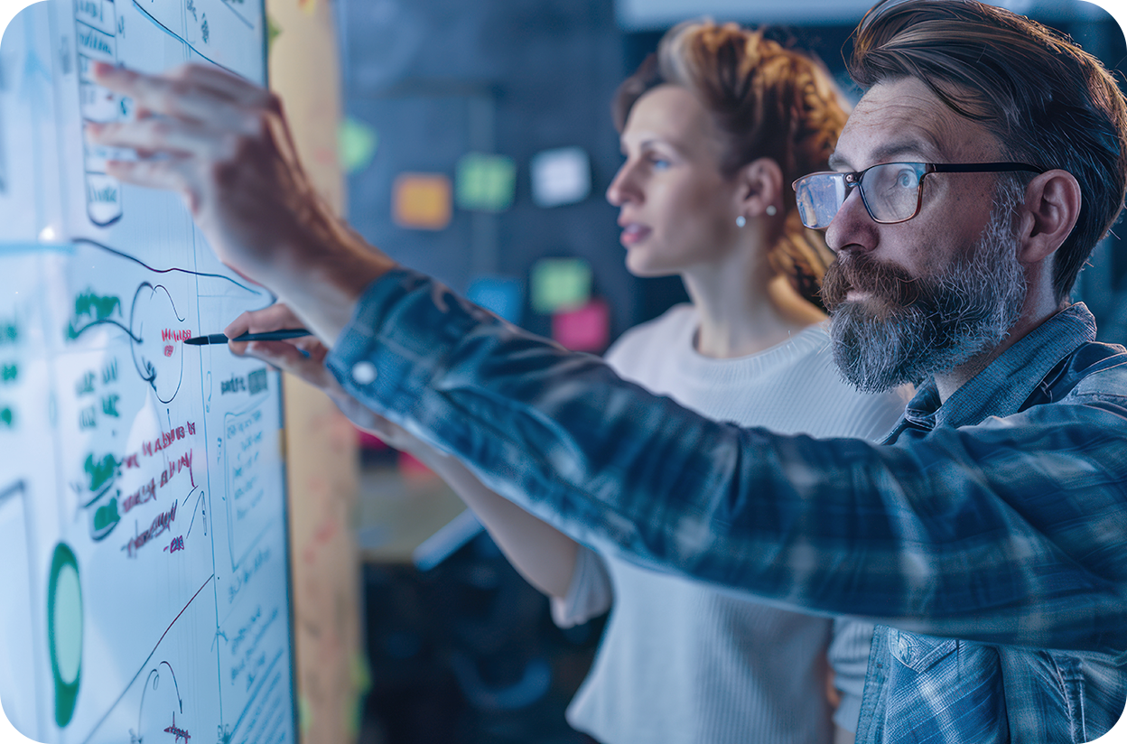 project manager defining scope