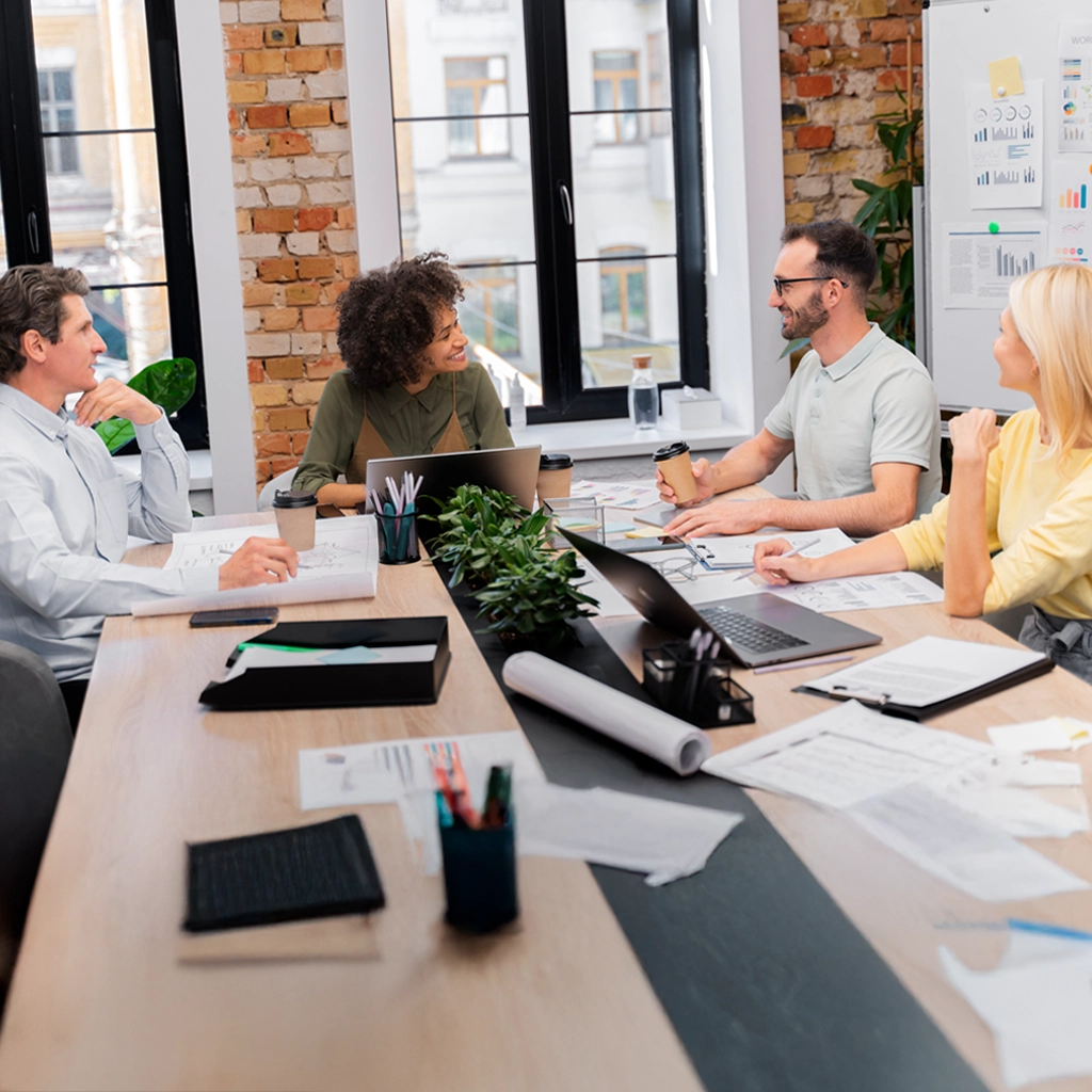 Enterprise team discussing GenAI application deployment
